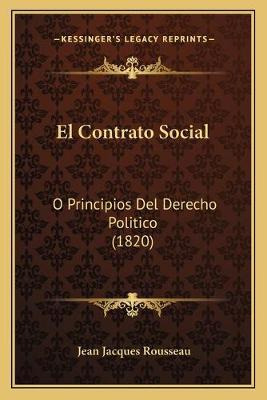 Libro El Contrato Social : O Principios Del Derecho Polit...