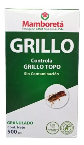 Incecticida Plaguicida Mamboreta® Grillo Topo 500g Granulado