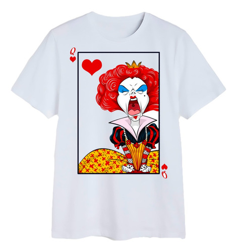 Polera Disney Pelicula Caricatura Princesa Alicia Wonderland