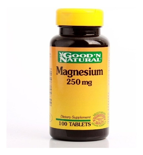Magnesio 250 Mg X 100 Tab - Unidad a $450
