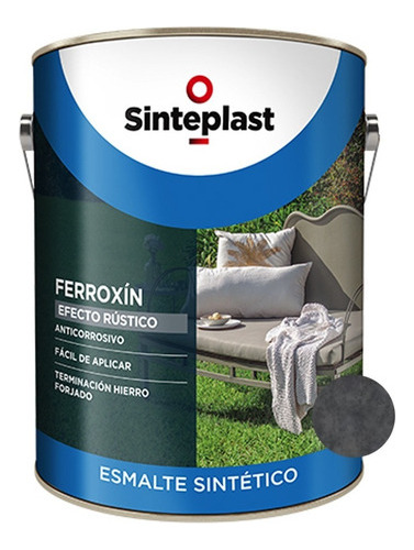 Ferroxin Esmalte Anticorrosivo Efecto Rustico Hierro 4lt M M