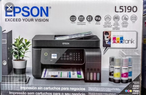 Impresora Epson L5190 Multifuncional Ecotank + Envio 