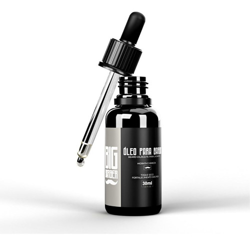 Óleo Para Barba Big Barber 30ml Beard Oil Atacado Com 12 Und