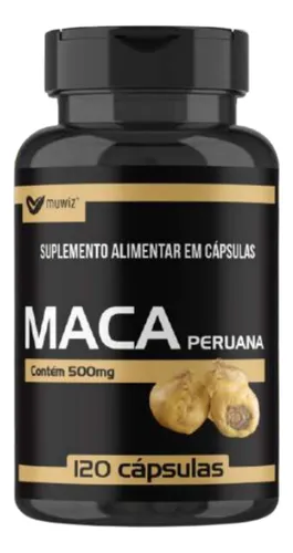 comprar Maca Peruana Amarela 500mg 120caps Completa Com Vitaminas