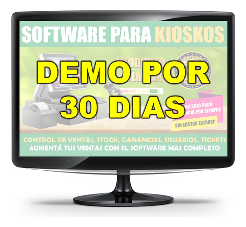 Demo X 30 Días Software Para Kioskos Control Stock, Ticket