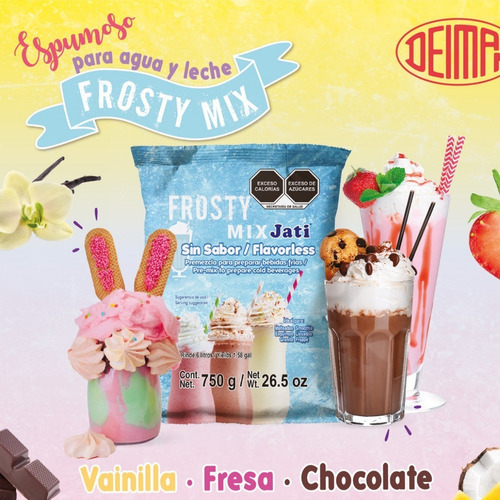 Malteada Frosty Mix750g Agua/leche Bebidas Frías Icy Smothie