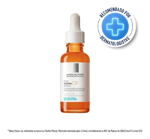 Sérum antienvejecimiento Pure Vitamin C10 30 ml La Roche-Posay Tiempo de aplicación Día/noche Tipo de piel Todo tipo de piel