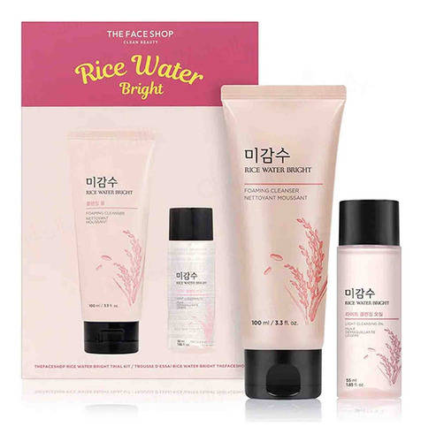 The Face Shop Rice Water Bright Set Limpiadores (korea)