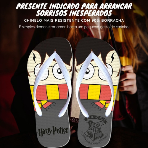 Imagem 2 de 7 de Chinelo Harry Potter Com Caneca De Brinde Postagem Em 24hs