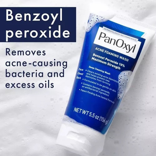 2 Sabonetes Espumantes Para Acne Com 10% De Peróxido De