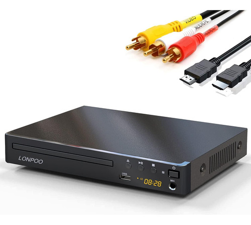 Reproductor De Dvd Hdmi Para Tv, Lonpoo Compact Multi Region