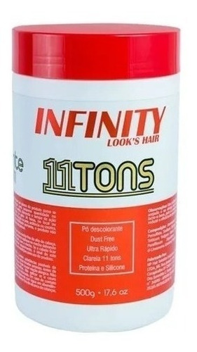 Kit Descolorante Infinity Looks Hair  Pó Descolorante tom 11 tons