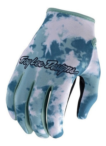 Guantes Bici Flowline Plot Azul Haze Tld Original