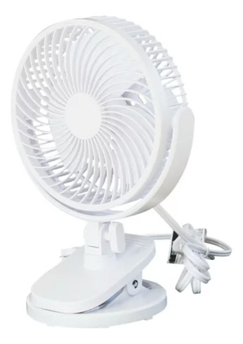 Ventilador Mainstays Escritorio C/ Clip De 2 Vel Oficina *sk Cantidad De Aspas 3 Estructura Blanco Aspas Blanco Diámetro 6 Material De Las Aspas Plástico