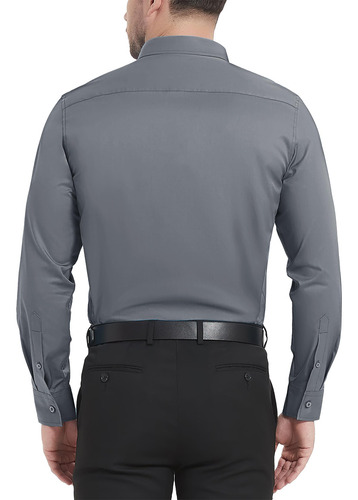 Camisas De Vestir Cavva Para Hombre, Corte Regular, Con Boto