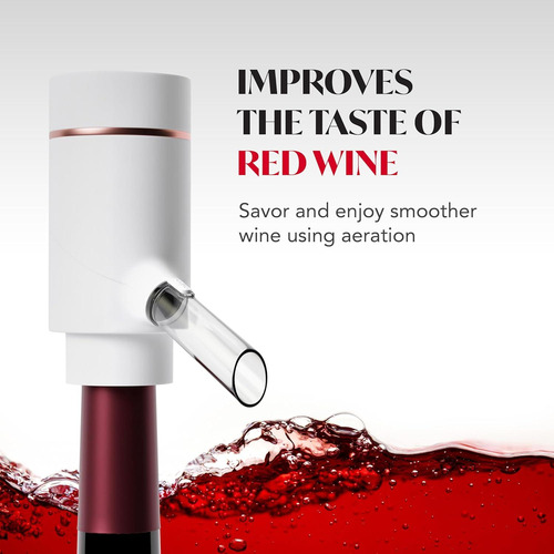 Dispensador De Vino Eléctrico Vin Fresco - Aerador 750ml