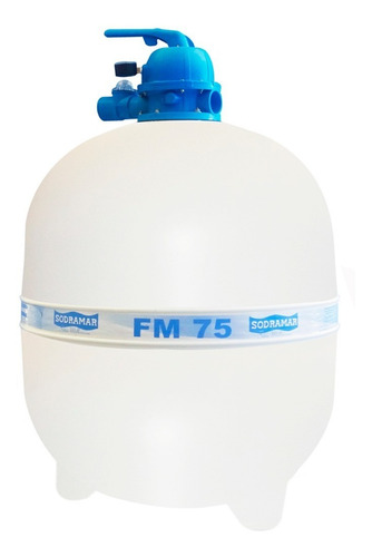 Filtro Para Piscina Fm 75 + Bomba Bm 150 1,5cv Weg Sodramar