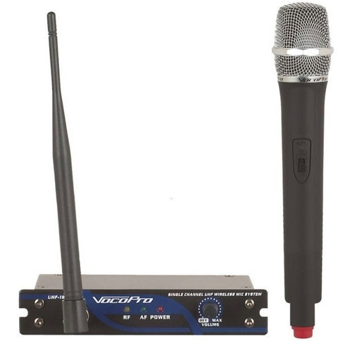 Sistema De Microfono Inalámbrico Vocopro Uhf-18 Profecional