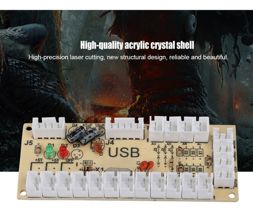 Para Raspberry Pi Joystick Cy-822a, Botón De Juego Arcade Di