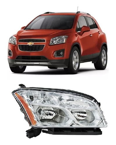 Faro Chevrolet Trax 2013 2014 2015 Tyc Derecho Premium Bsj