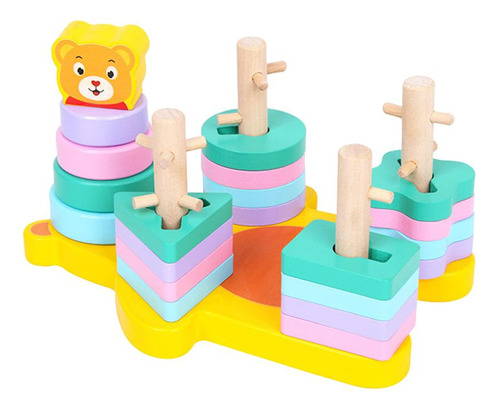 Bloques De Construcción De Madera Para Bebés, Soportar