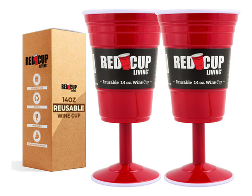 Juego De 2 Copas De Vino Tinto De 14 Oz, Duraderas Y Sin Bpa