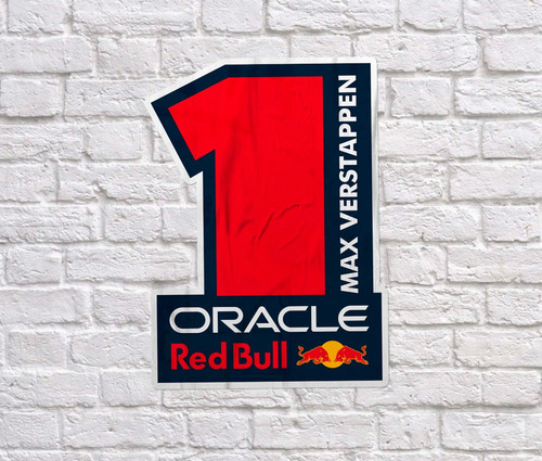 Calco Max Verstappen #1 2022 Red Bull Formula 1 15x11 Cm