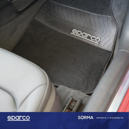 Imagen 3 de 10 de Cubre Alfombra Auto Sparco Padova 4 P Talonera Pvc