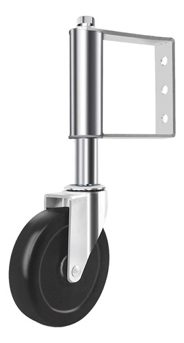 Rueda Giratoria Para Puerta De Valla, Plata De 4 Pulgadas.