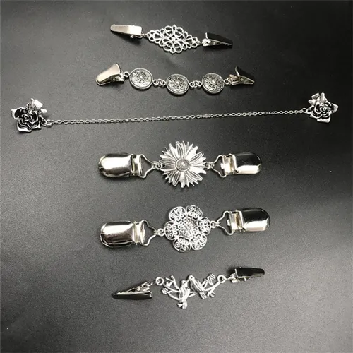 6 Uds. Clips Elegantes Para Chal De Suéter, Camisas,