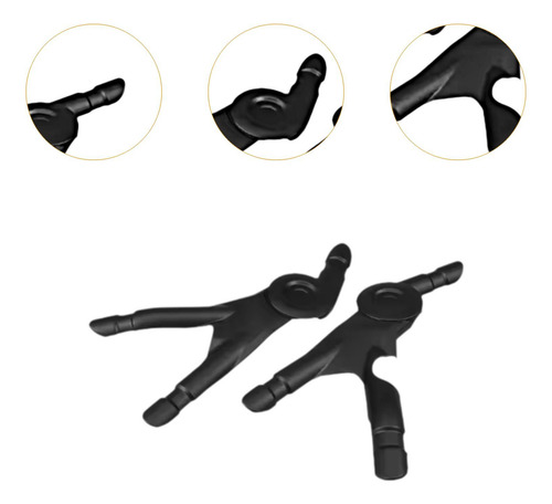 2 Piezas De Protector De Marco De Motocicleta, Negro