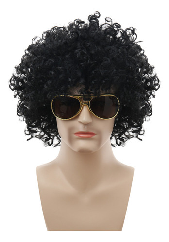 Black Fans. - Peluca Amazon 80 S Vintage Cos Hippy Punk Para