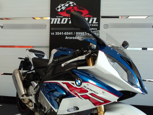 Imagem 4 de 9 de Bmw S 1000 Rr Branca Tricolor 2018