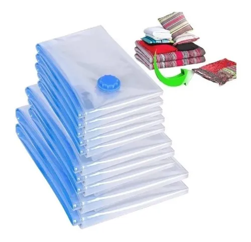 12 Pack Bolsas Al Vacio Ropa Bolsas Para Guardar Ropa 90x120