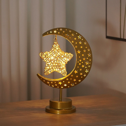 1 Lámpara Decorativa, Luz Nocturna Compacta Y Estrella De Ra