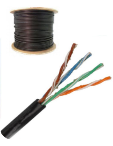 Saxxon Outpcat5egcopext Cable Utp 5e 100% Cobre 305m Exterio