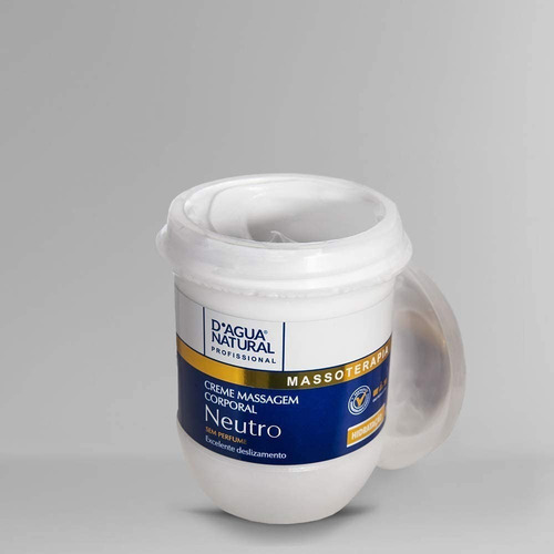 Creme Massagem Corporal Neutro 650g Dagua Natural Hidratação