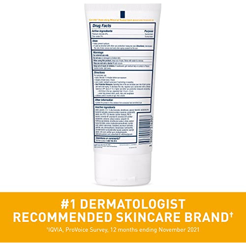 Protetor Solar 100% Mineral Cerave Spf 30