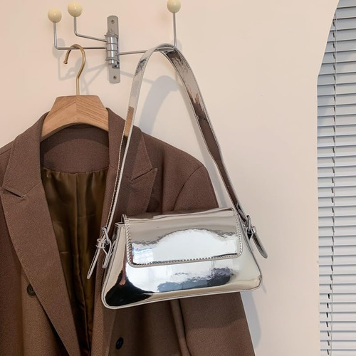 Motleader Bolso De Noche Metálico Para Mujer Y2k Bolsos De H