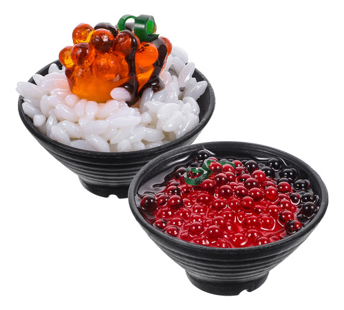 Play Food Simulated Sushi Rice Food Play, 2 Unidades