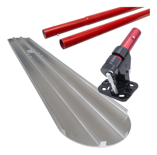 Platacho De Magnesio (bullfloat) 1,20 + Adaptador + 2 Mango