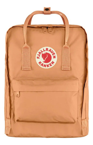 Mochila Kanken Fjallraven Classic 16 Lts Color Peach sand Diseño de la tela Liso