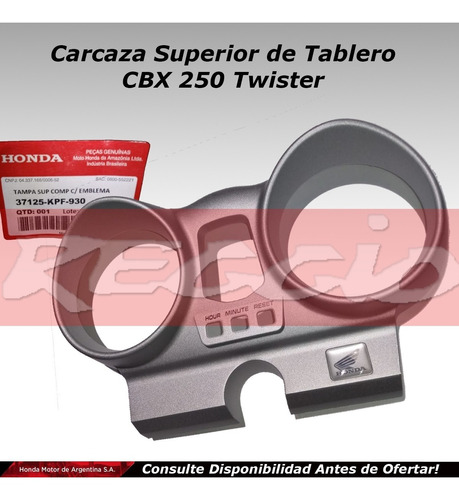 Carcaza De Tablero Superior De Cbx 250 Twister- Reggio Motos