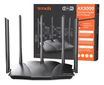 Comprar Tenda WiFi 6 AX3000 WiFi Router - Doble Banda, 1xWAN\u002F3xLAN Puertos, Gigabit 5 Antenas de 6dBi Router para Juegos,Soporta VPN WPA3 WPS OFDMA, MU-MIMO Modo Repetidor(RX12Pro)