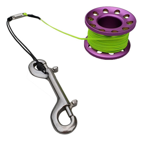Carrete Con Cable De Seguridad Accesorios De Equipo Púrpura