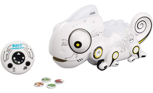 Mascota Robot Camaleon Cambia De Color Luces Gira A Control