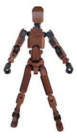 Muñeco Articulado Maniquí Dummy 13cm + 12 Accesorios + Base