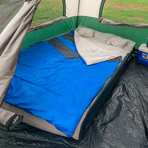 Kit Camping Ntk Barraca 4p+colchão Inflávelcasal+saco Dormir