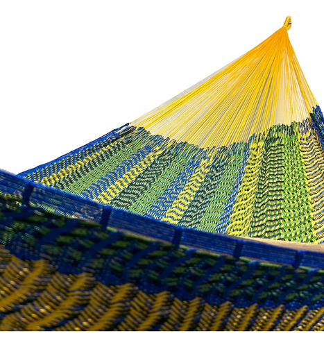 Imagen 5 de 9 de Hermosa Hamaca Yucateca Artesanal Nylon Hilo Grueso Premium