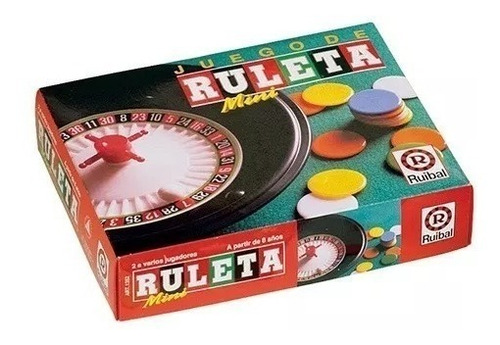 Juego De Ruleta Mini - Ruibal Games Original Caja 24x18 Cm